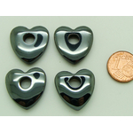 PIER101 pendentif coeur hematite