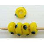 perles rondelles verre jaune PV-lamp-73