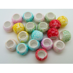 perle acrylique rondelles mix teintes res-30