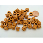 perles marron rondelles RES-32