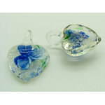 pendentif fleur bleu fonce verre Pend-284-bleu-fonce