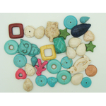 perles turquoise synthetique 75 grammes PIER-75g-lot01