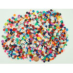 perles rondelle polymere lot mix PP-75g-01