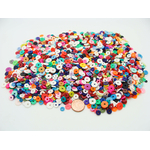 perles rondelle polymere mix PP-75g-01