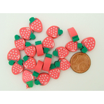 perles fraise rouge FIM08