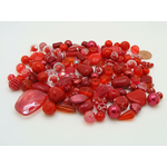 perle rouge acrylique 75 grammes acry-75g-rouge