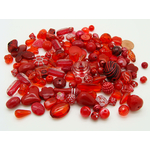 perle rouge acrylique en lot acry-75g-rouge