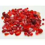 acry-75g-rouge perle rouge acrylique en lot