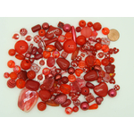 perle rouge acrylique mix formes acry-75g-rouge