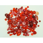 acry-75g-rouge perle rouge acrylique fantaisie