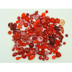 perle rouge acrylique fantaisie acry-75g-rouge