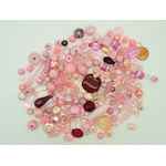 perle rose acrylique fantaisie acry-75g-rose