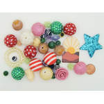 perle acrylique 75 grammes lot1 mix