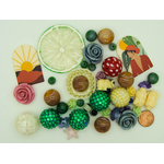perle acrylique 75 grammes lot2 mix