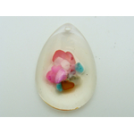 pendentif goutte resine avec nacre Res-20
