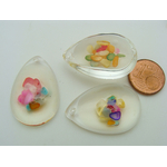 pendentif goutte transparent Res-20