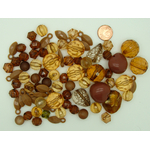 perle acrylique marron RES-lot-09