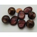 RES-lot-14 perle acrylique marron