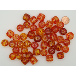 RES-lot-11 perle acrylique orange