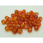 RES-lot-11 perle acrylique orange ambre