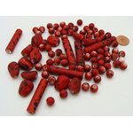 perle acrylique rouge RES-lot-22