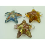 pendentif etoile lampwork Pend-07