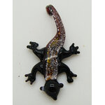 pendentif lezard mini noir verre lampwork Pend-390-4