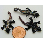 pendentif lezard mini noir verre Pend-390-4