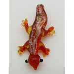 pendentif lezard mini rouge verre Pend-390-5