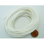 fil polyester 2mm blanc cordon