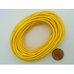 fil polyester 2mm jaune cordon