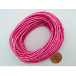 fil polyester 2mm rose violet cordon