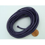 fil polyester 2mm violet fonce cordon