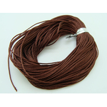 fil polyester 08 tresse 20m marron fonce cordon