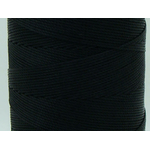 fil polyester 08 tresse bobine noir cordon