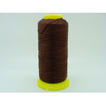 fil polyester 08 tresse bobine marron fonce
