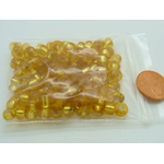 rocaille 5mm TA jaune dore verre