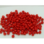 rocaille 5mm rouge opaque