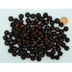 perle bois marron fonce 10mm PB84