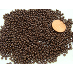 perle rocaille opaque 2mm marron fonce verre
