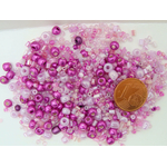 perle rocaille mix violet