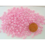 rocaille nacre 4mm rose