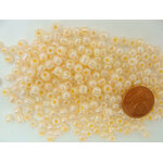 rocaille nacre 4mm saumon clair