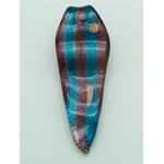 pendentif feuille violet bleu lampwork Pend-391-5
