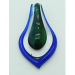 pendentif marine vert lampwork Pend-392-2