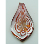 pendentif rouge lampwork Pend-393-3