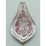 pendentif violet lampwork Pend-393-4