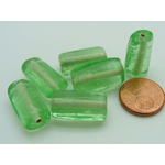 perles tubes vert verre VS-T18x10-vert