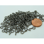pitons a oeillet a visser noir 10mm