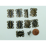 charnieres petites 20x17mm bronze petite
